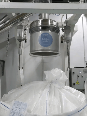 BFM Bulk Bag Loader above closed bag png