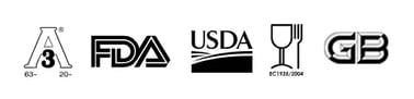 Global Food Safety Certification Icons